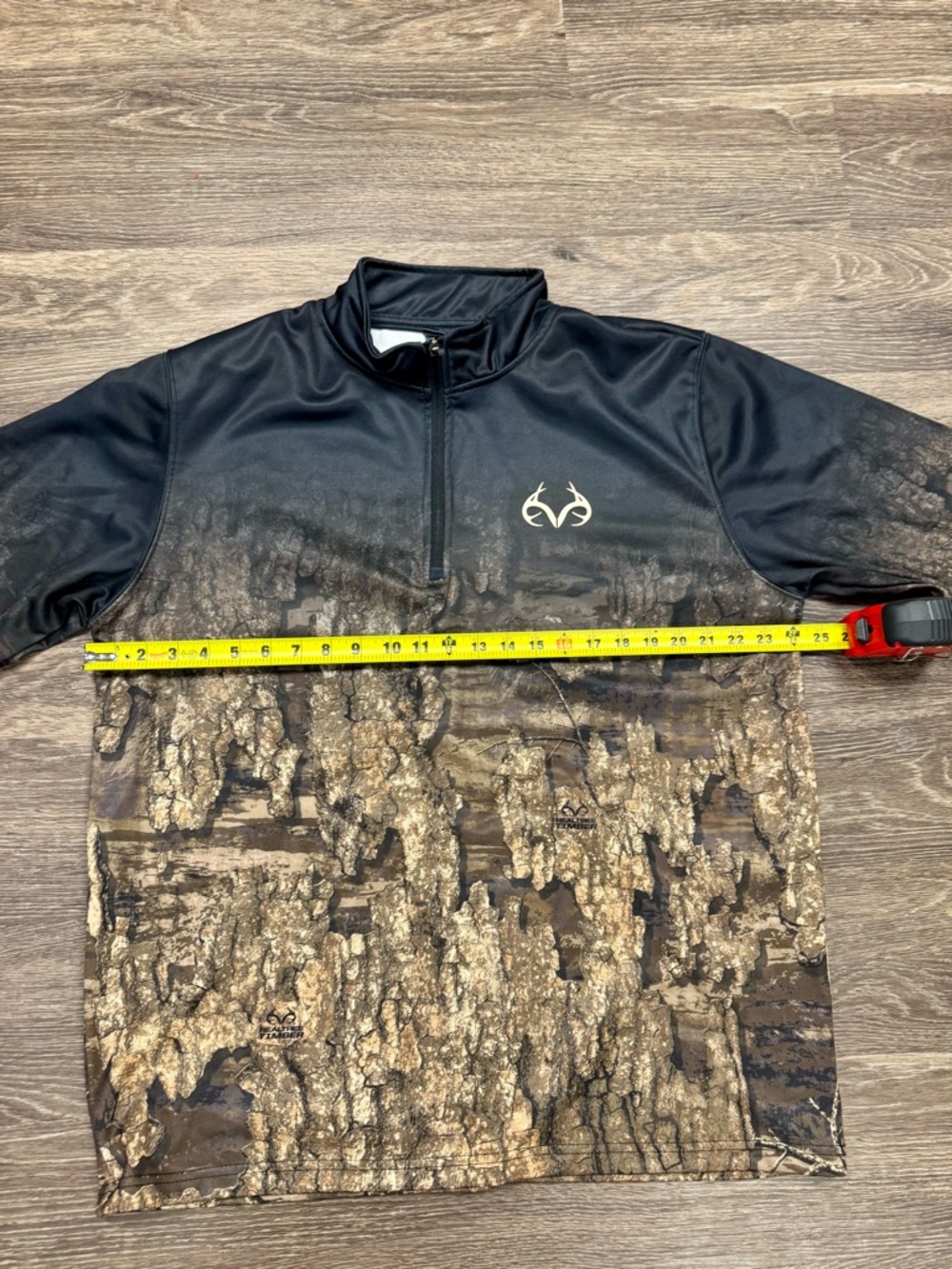 Realtree Timber Camo 1/4 Zip Pullover Mens XL Hunting Outdoor Fleece - Picture 4 of 6